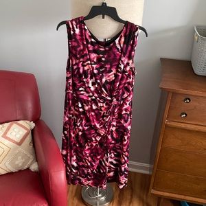 Multi-color dress, very comfy and flowy.